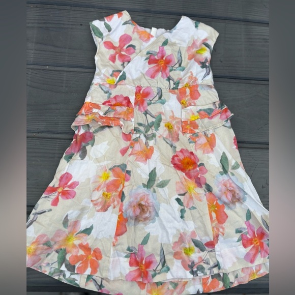 Tea Collection Floral Dress - size 3T - Picture 1 of 5